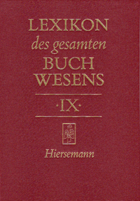 Lexikon des gesamten Buchwesens