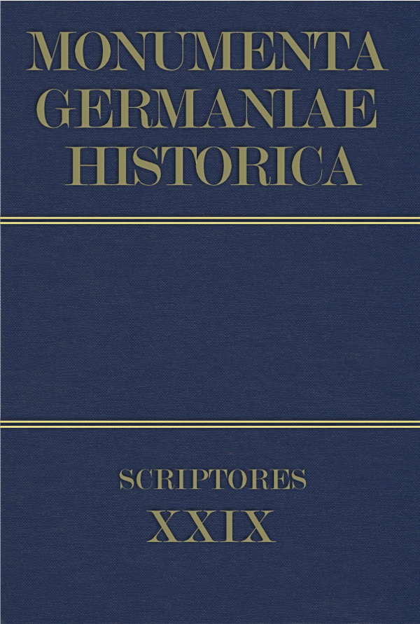 Monumenta Germaniae Historica Scriptores in Folio Band 29