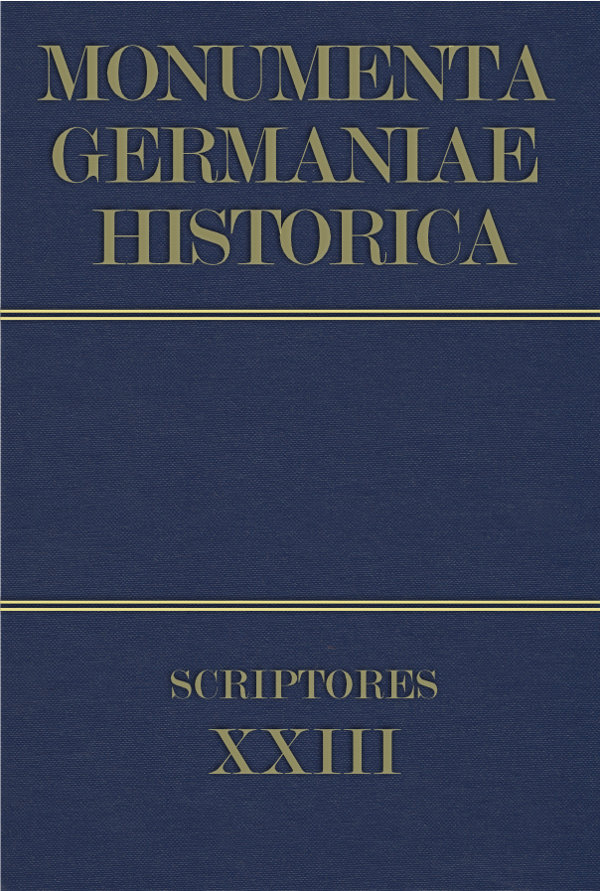 Monumenta Germaniae Historica Scriptores in Folio Band 23