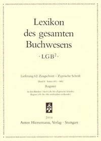 Lexikon des gesamten Buchwesens