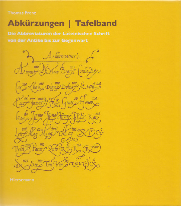 Abkürzungen | Tafelband