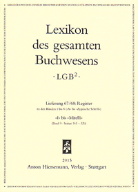 Lexikon des gesamten Buchwesens