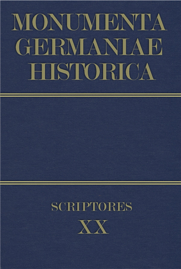  Monumenta Germaniae Historica Scriptores in Folio Band 20