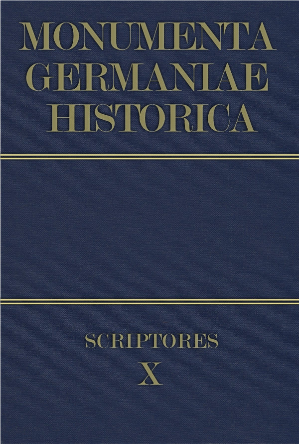 Monumenta Germaniae Historica Scriptores in Folio Band 10