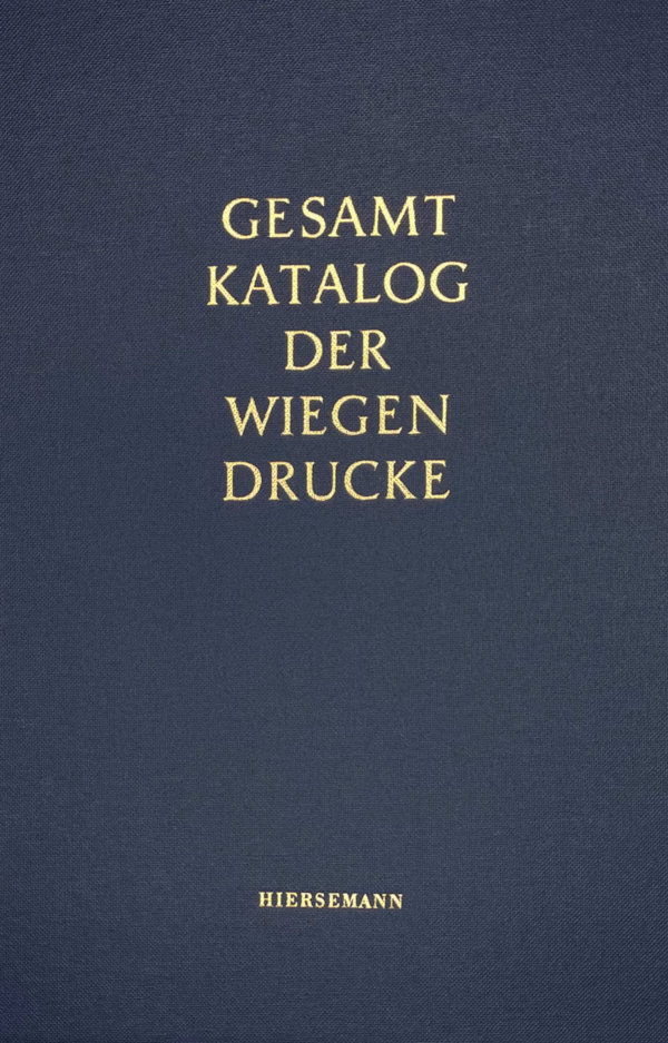 Gesamtkatalog der Wiegendrucke