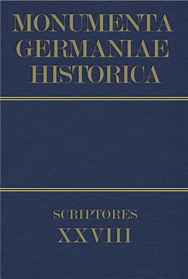 Monumenta Germaniae Historica Scriptores in Folio Band 28