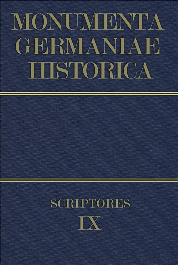 Monumenta Germaniae Historica Scriptores in Folio Band 9