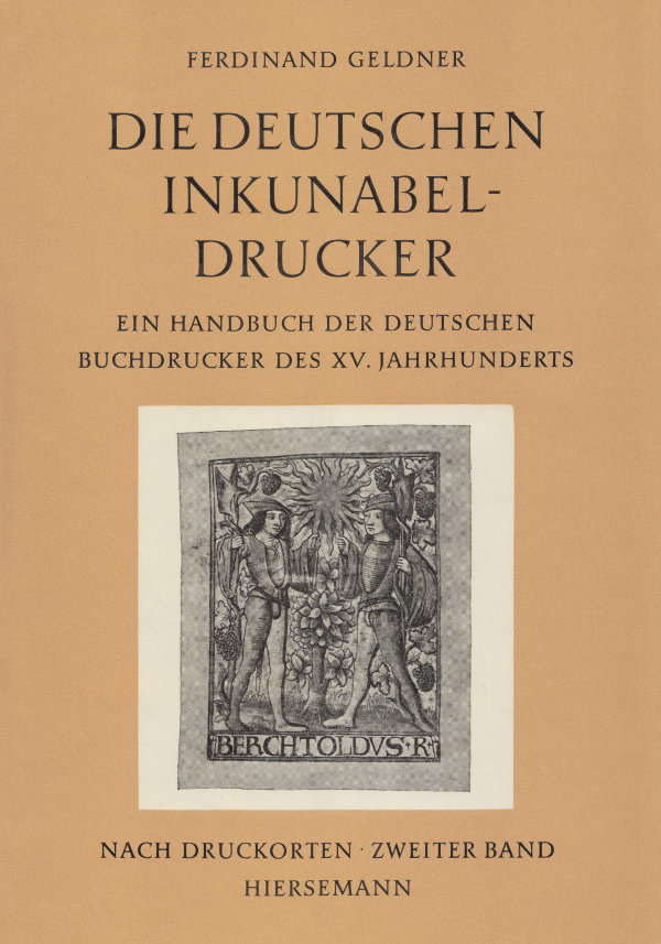 Die deutschen Inkunabeldrucker