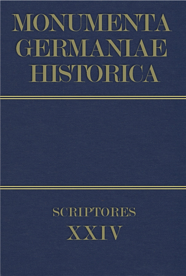 Monumenta Germaniae Historica Scriptores in Folio Band 24